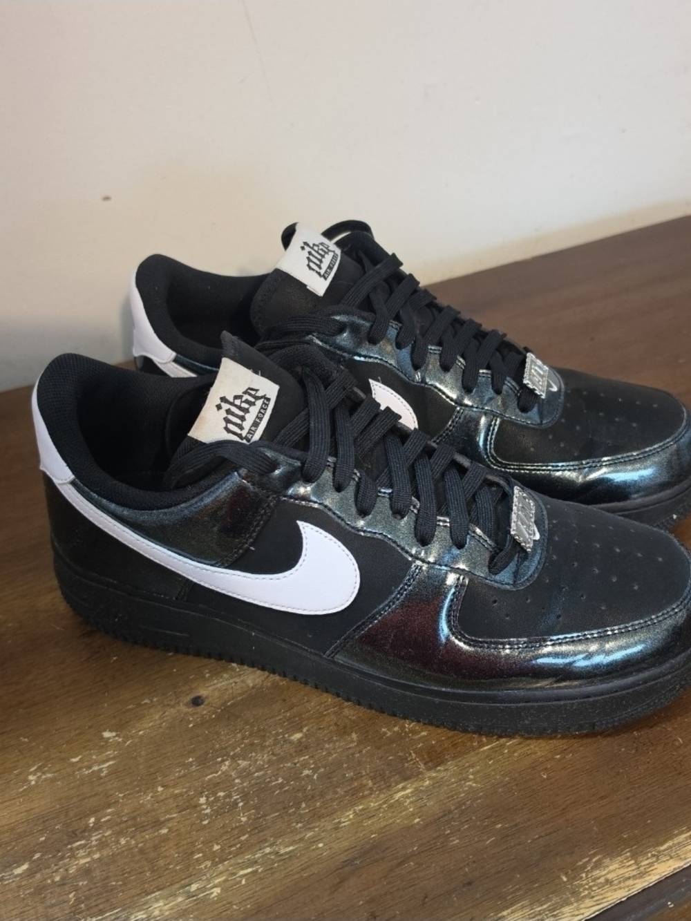 Nike Air Force 1 '07 Black & White US 12 Sneakers